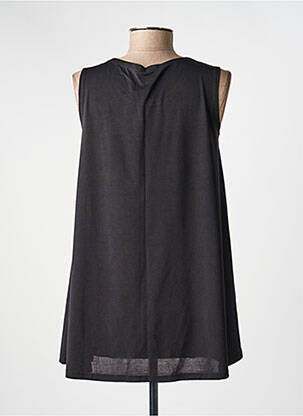Top stretch sans manche noir KOZAN femme