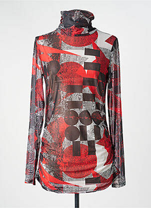 T-shirt manches longues manches longues rouge KOZAN femme