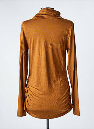 T-shirt manches longues manches longues marron KOZAN femme