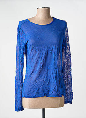 T-shirt manches longues manches longues bleu KOZAN femme