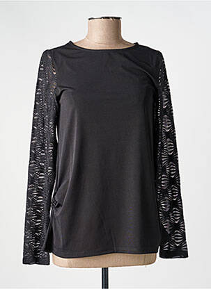 T-shirt manches longues manches longues noir KOZAN femme