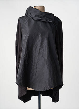 Top manches longues manches longues noir KOZAN femme