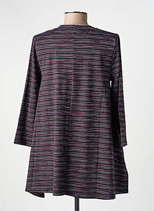 T-shirt manches 3/4 manches 3/4 noir KOZAN femme