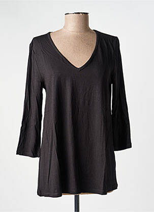 T-shirt manches longues manches longues noir KOZAN femme