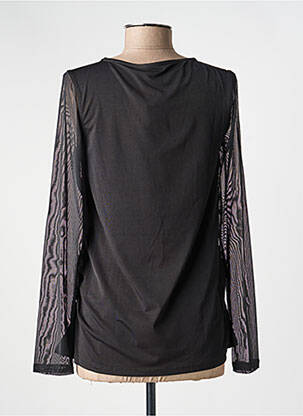 T-shirt manches longues manches longues noir KOZAN femme