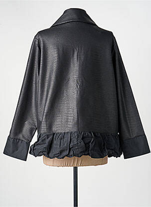 Veste casual coupe droite noir KOZAN femme