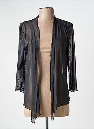 Gilet manches longues manches longues noir KOZAN femme
