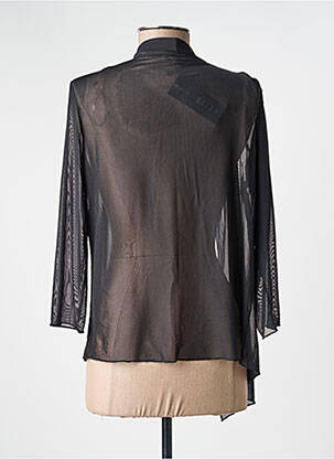 Gilet manches longues manches longues noir KOZAN femme