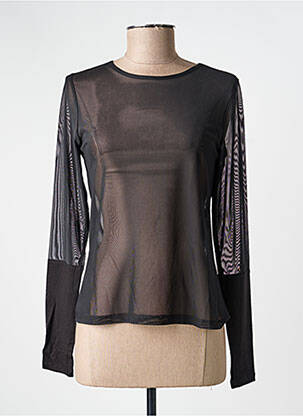 T-shirt manches longues manches longues noir KOZAN femme