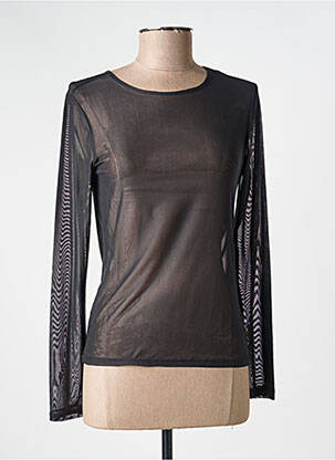 T-shirt manches longues manches longues noir KOZAN femme