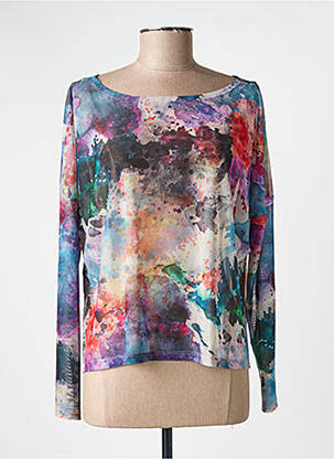 T-shirt manches longues manches longues bleu KOZAN femme