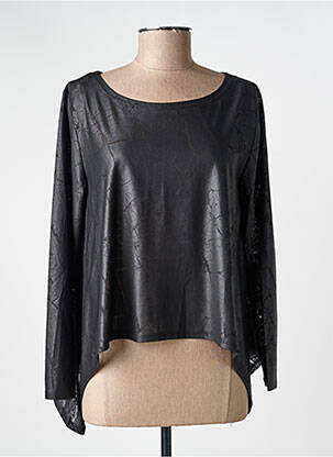 T-shirt manches longues manches longues noir KOZAN femme