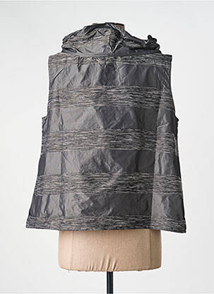 Top stretch sans manche gris KOZAN femme