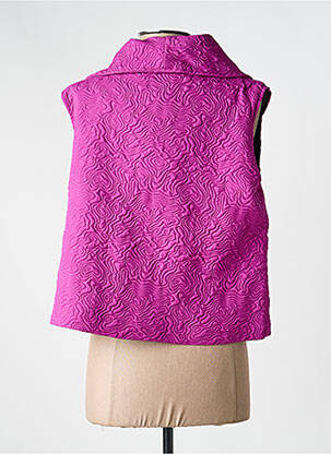 Veste casual coupe droite violet KOZAN femme