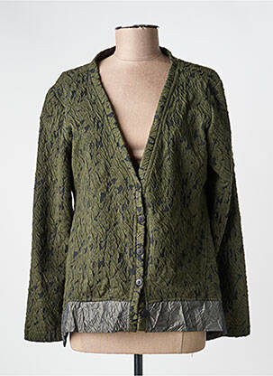 Veste casual coupe cintrée vert GERSHON BRAM femme
