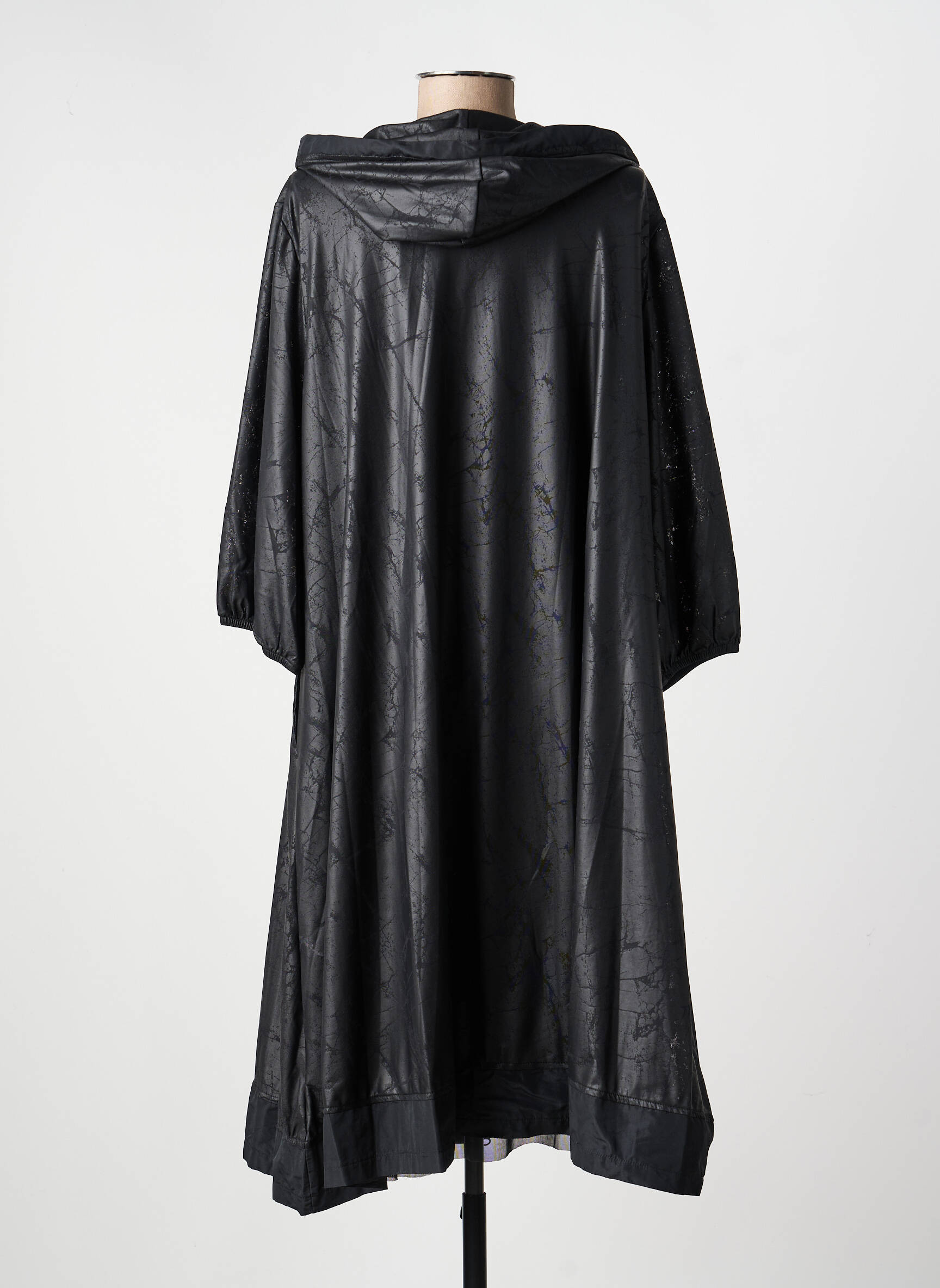 Veste casual finition intérieure doublée noir KOZAN femme