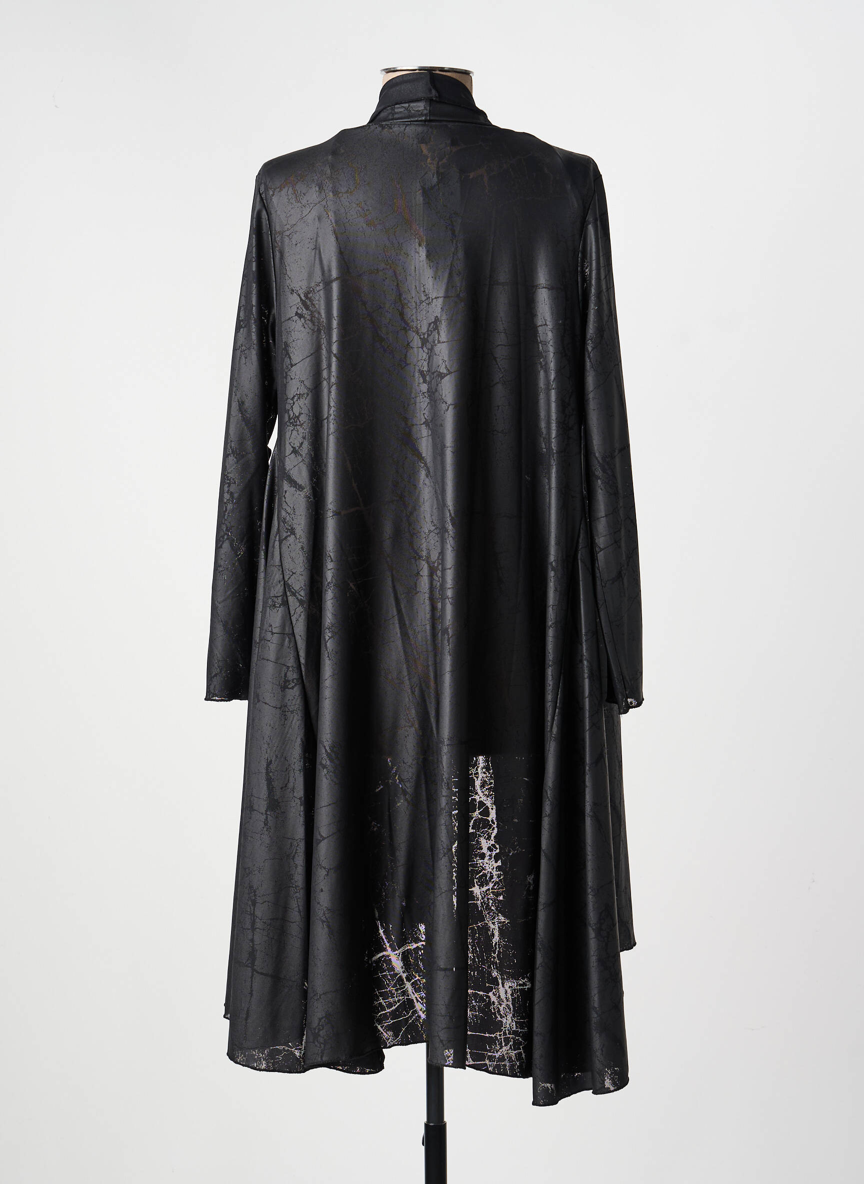 Veste casual coupe droite noir KOZAN femme