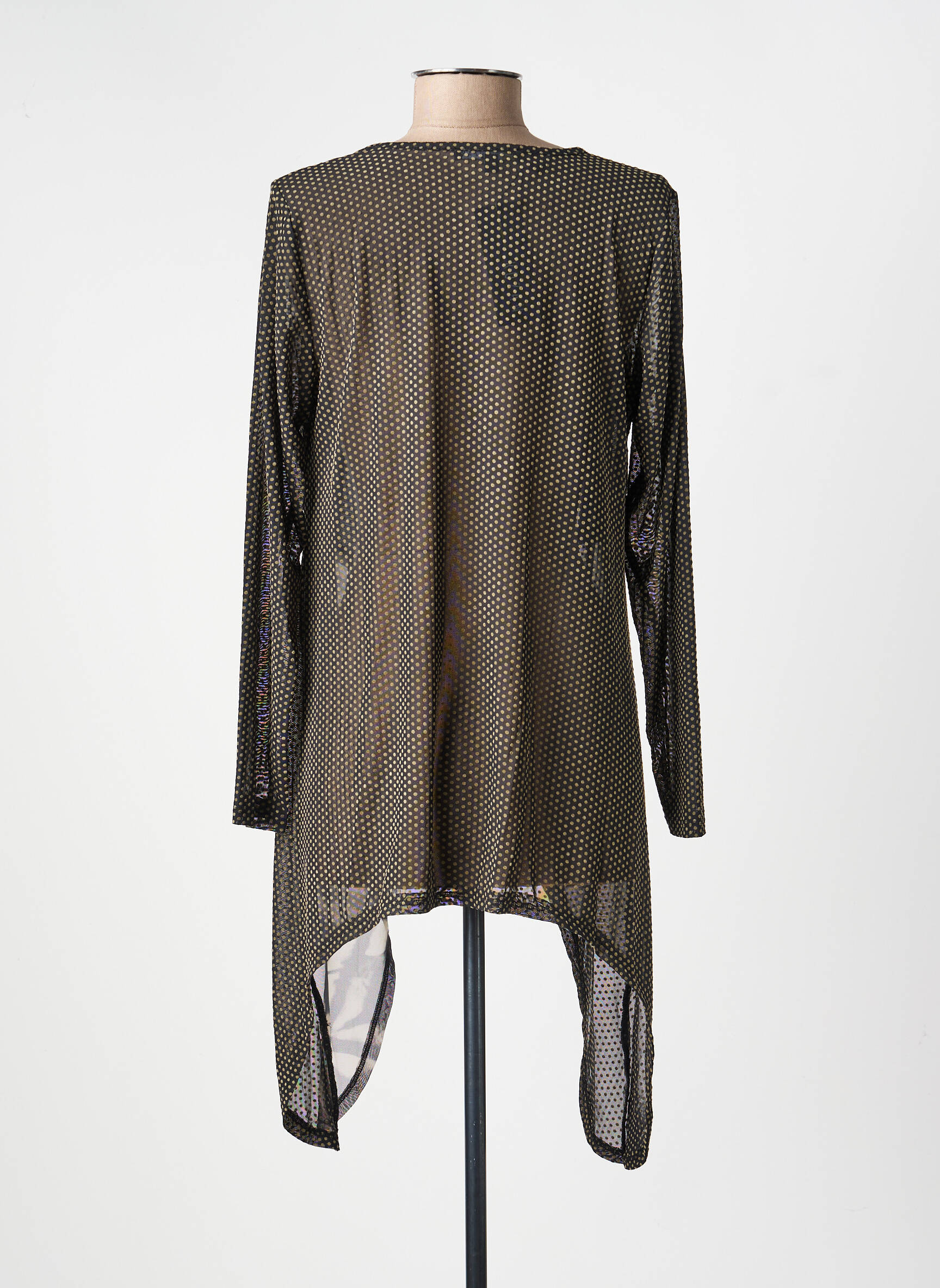 Top manches longues manches longues noir KOZAN femme