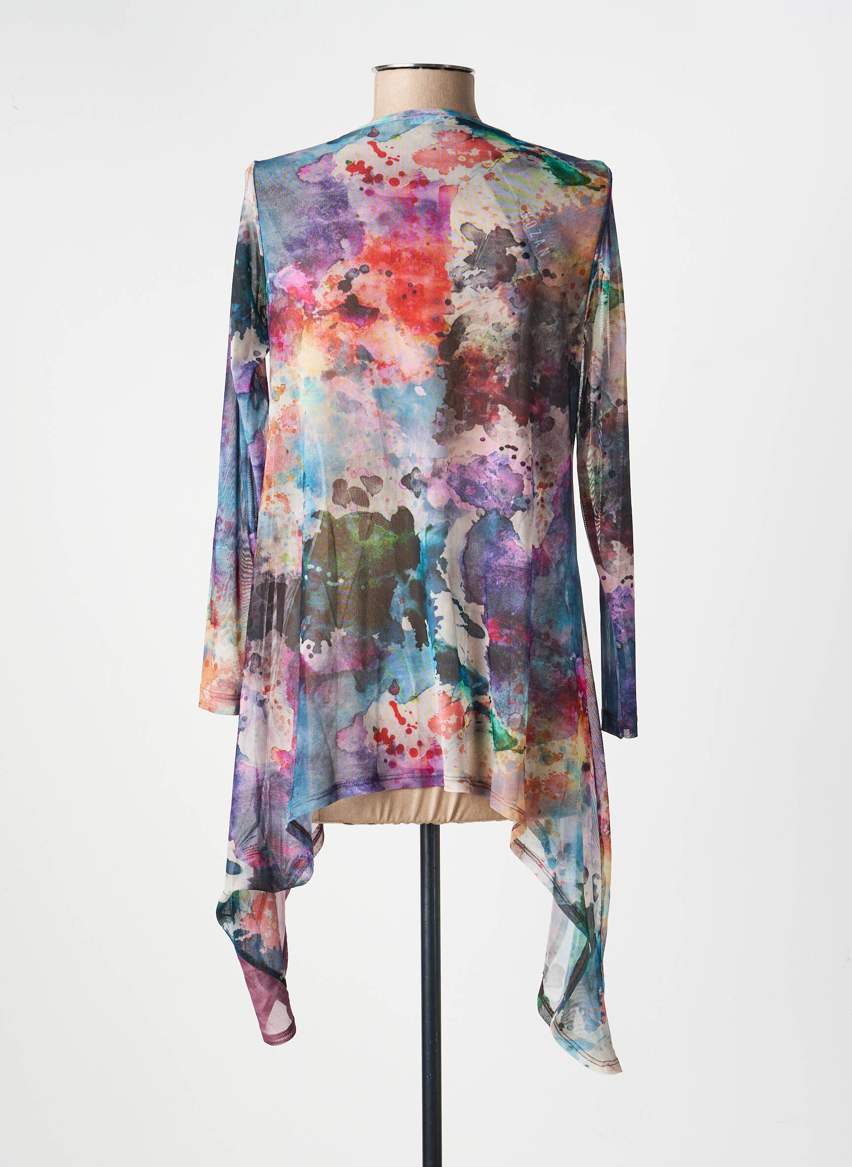 Top manches longues manches longues bleu KOZAN femme
