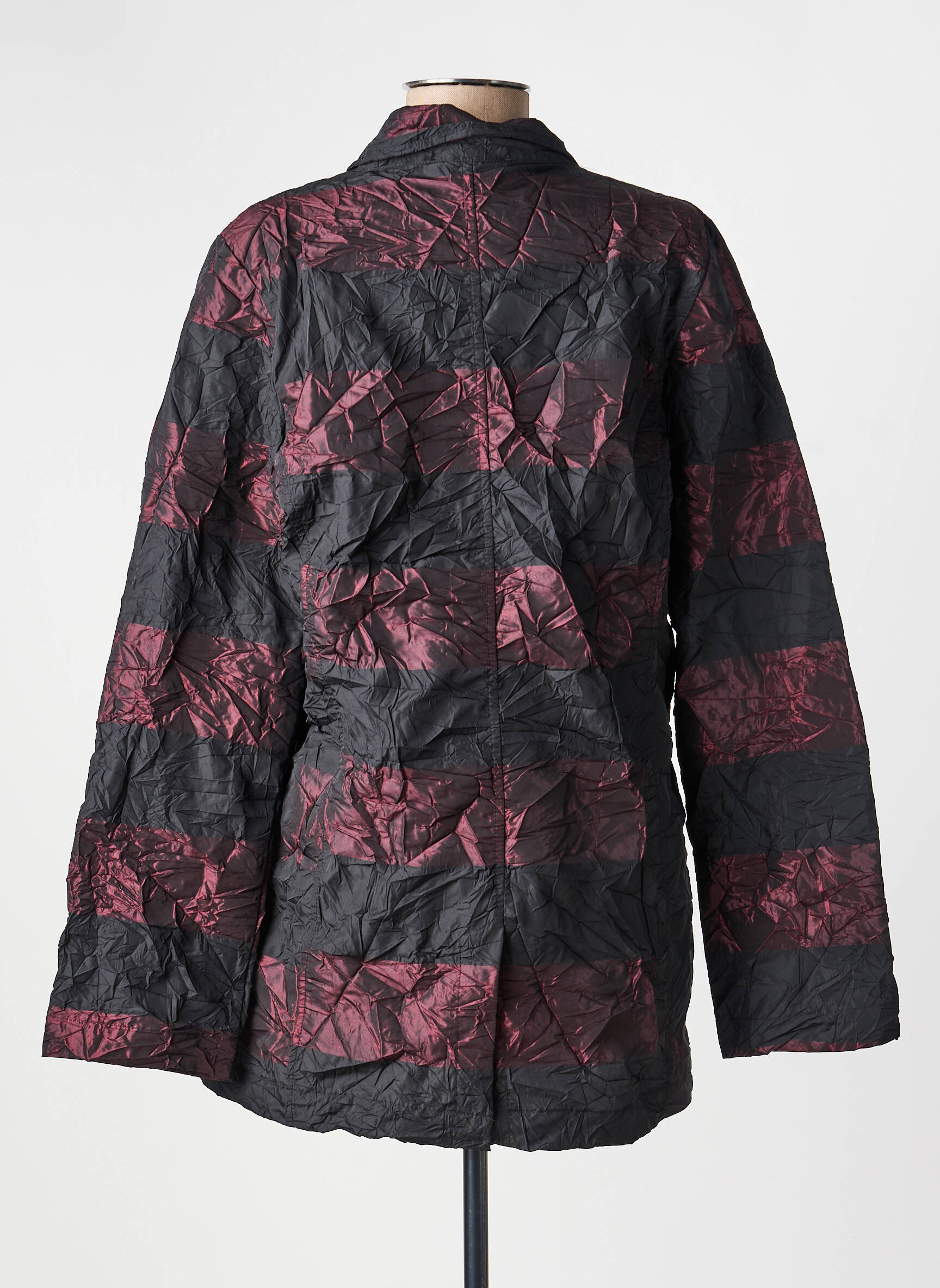 Veste casual coupe droite noir KOZAN femme