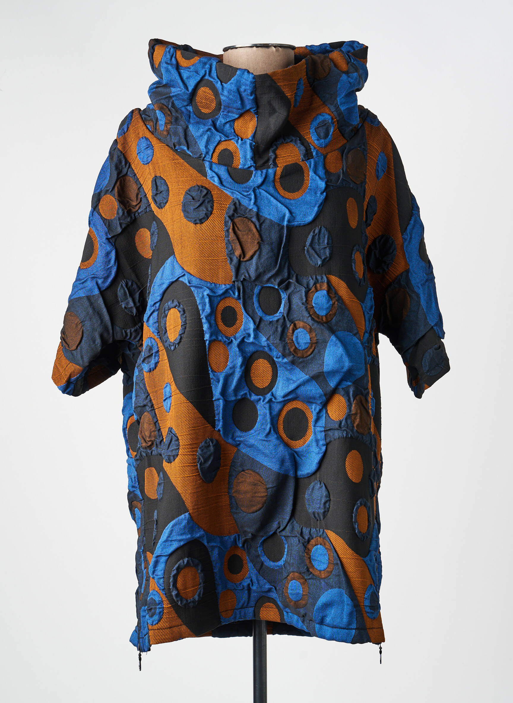 Tunique manches longues manches 3/4 bleu KOZAN femme