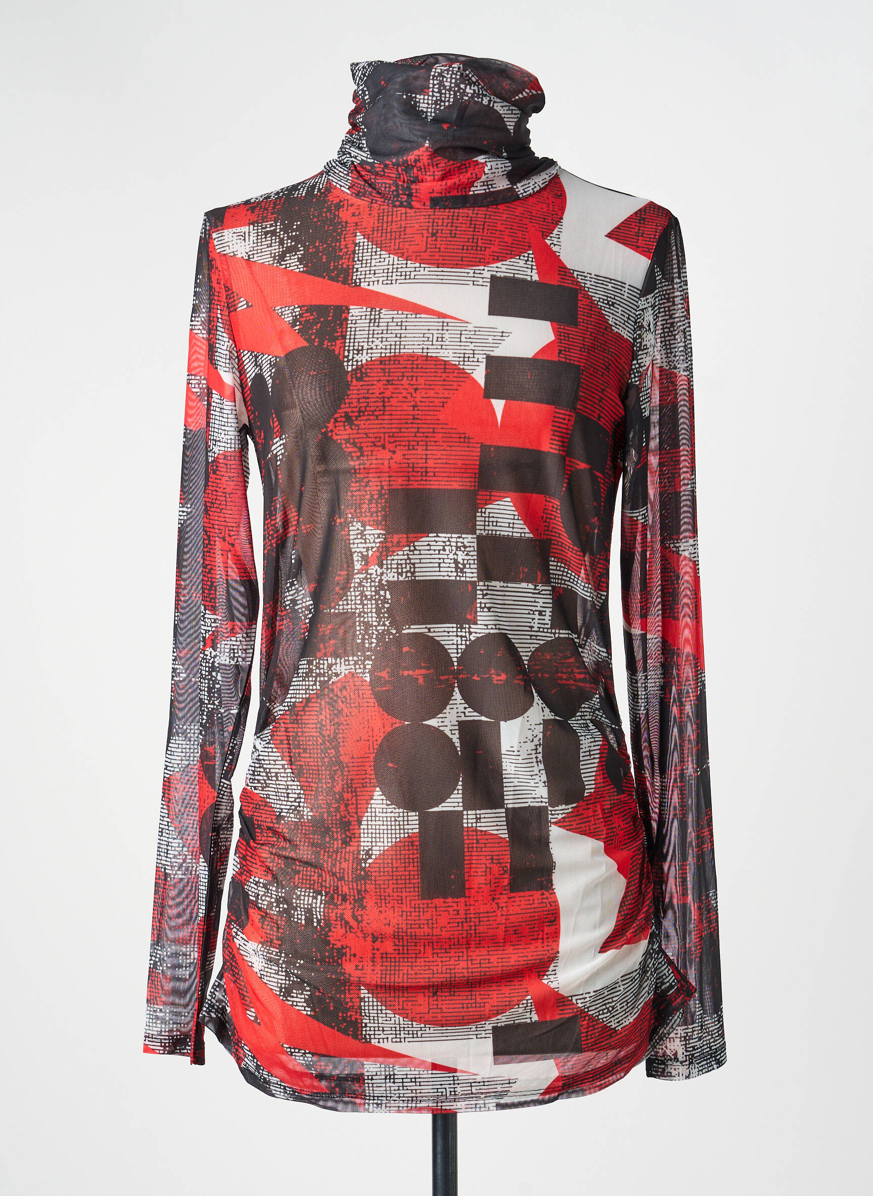 T-shirt manches longues manches longues rouge KOZAN femme