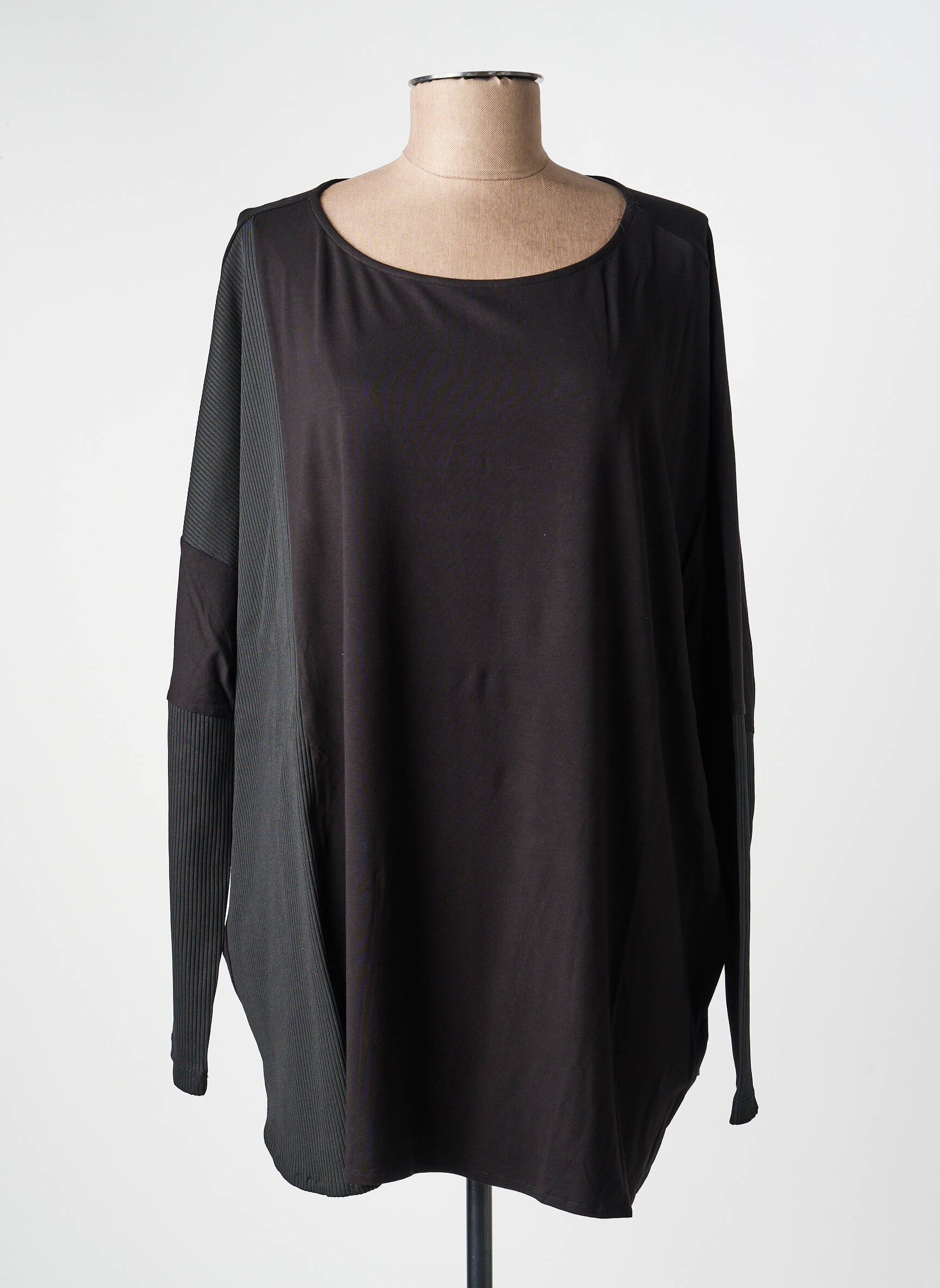 T-shirt manches longues manches longues noir KOZAN femme