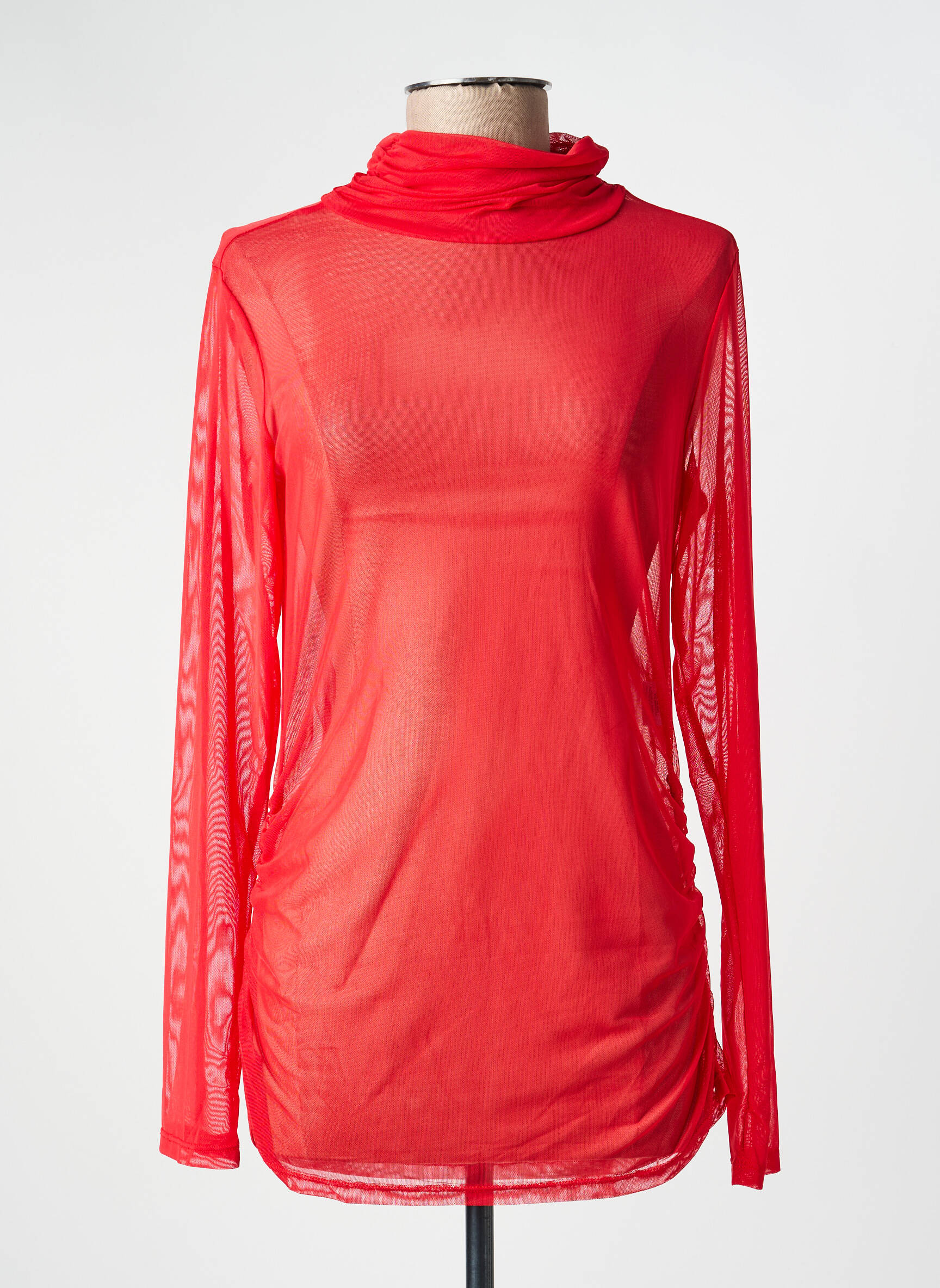T-shirt manches longues manches longues rouge KOZAN femme