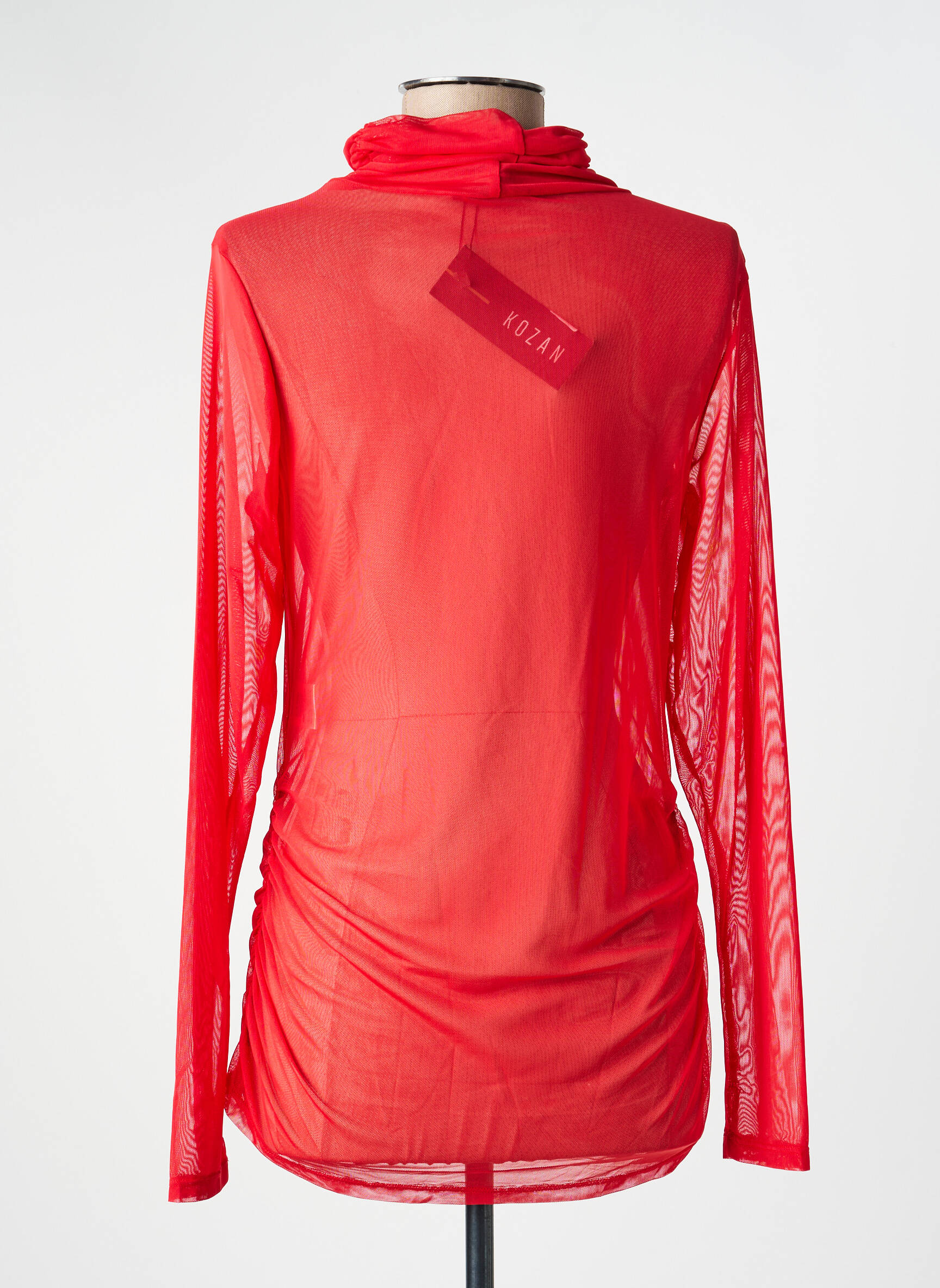 T-shirt manches longues manches longues rouge KOZAN femme