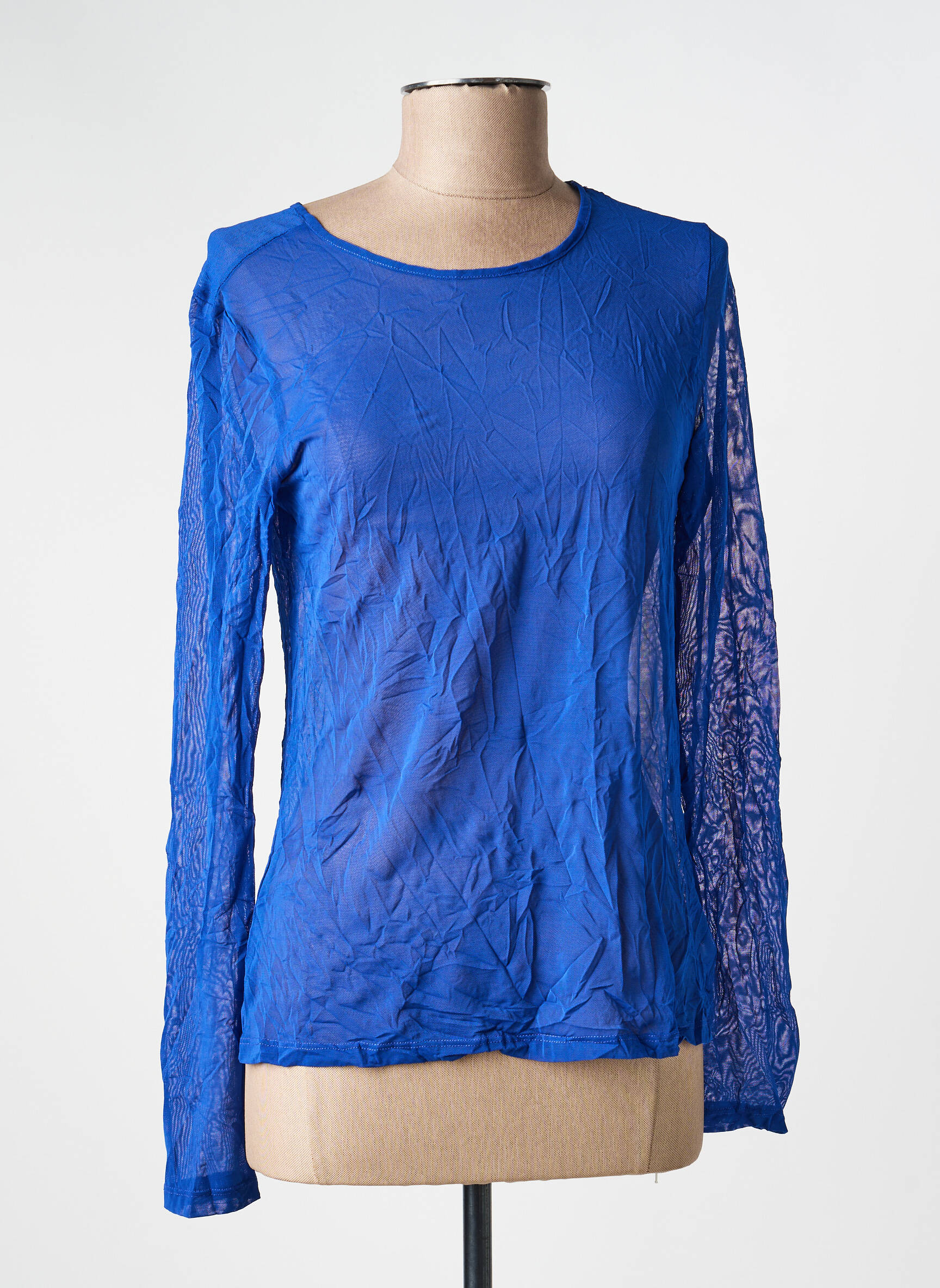 T-shirt manches longues manches longues bleu KOZAN femme