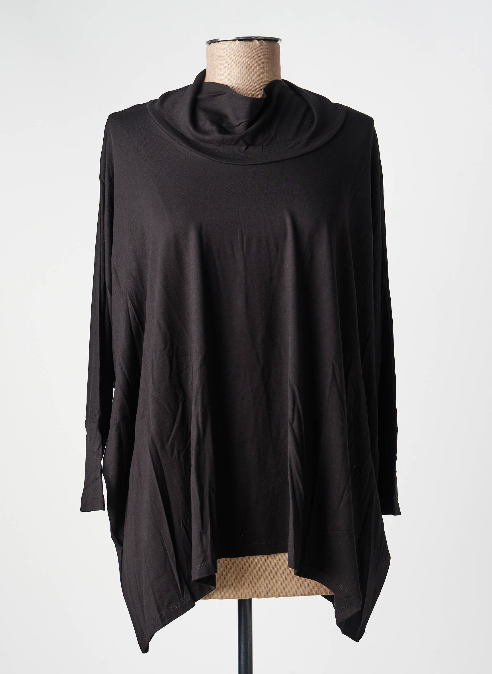 T-shirt manches longues manches longues noir KOZAN femme
