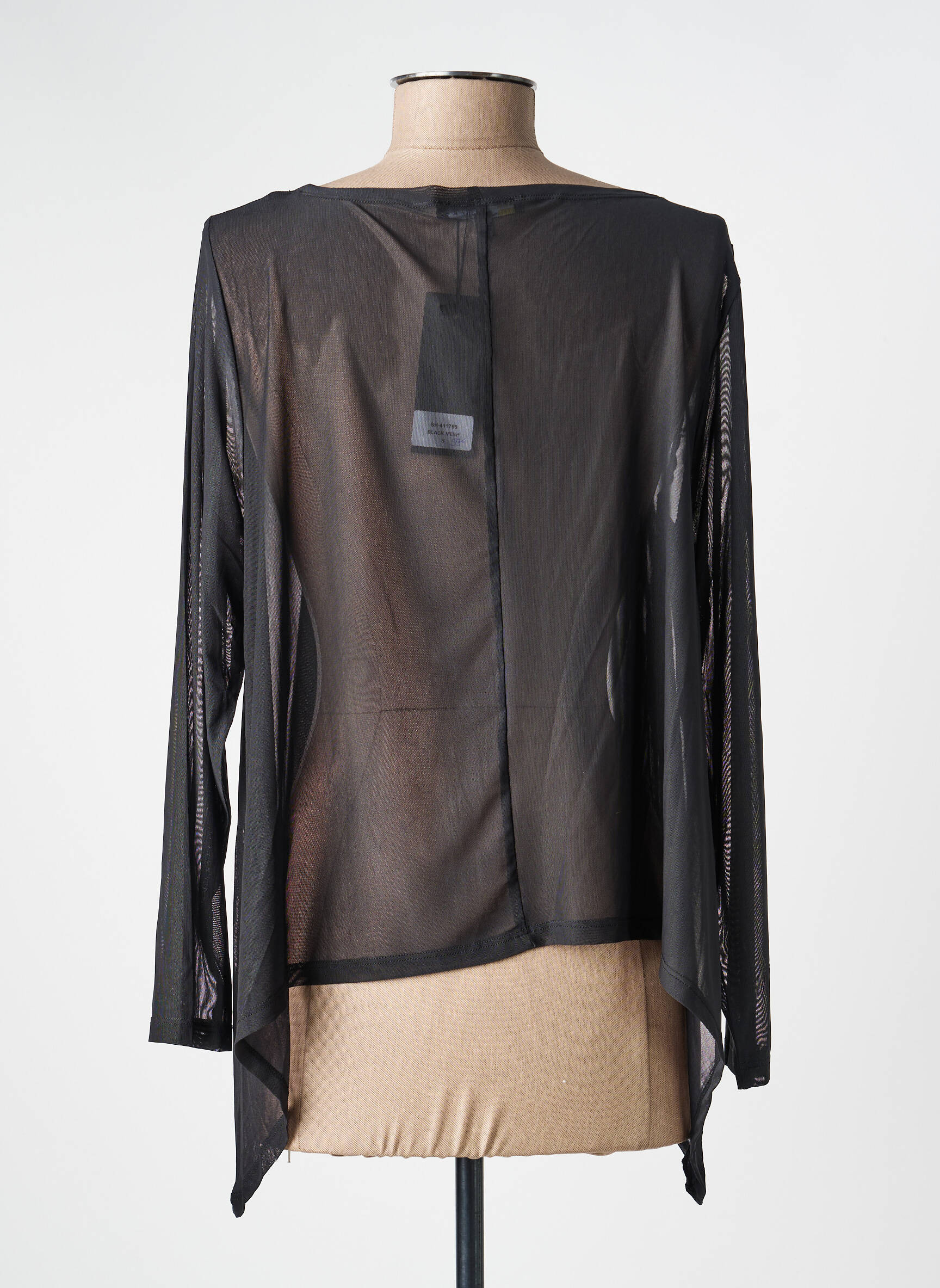 T-shirt manches longues manches longues noir KOZAN femme