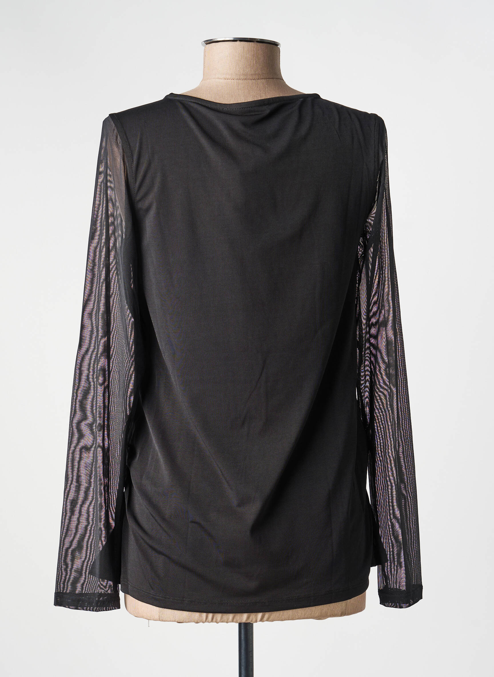 T-shirt manches longues manches longues noir KOZAN femme