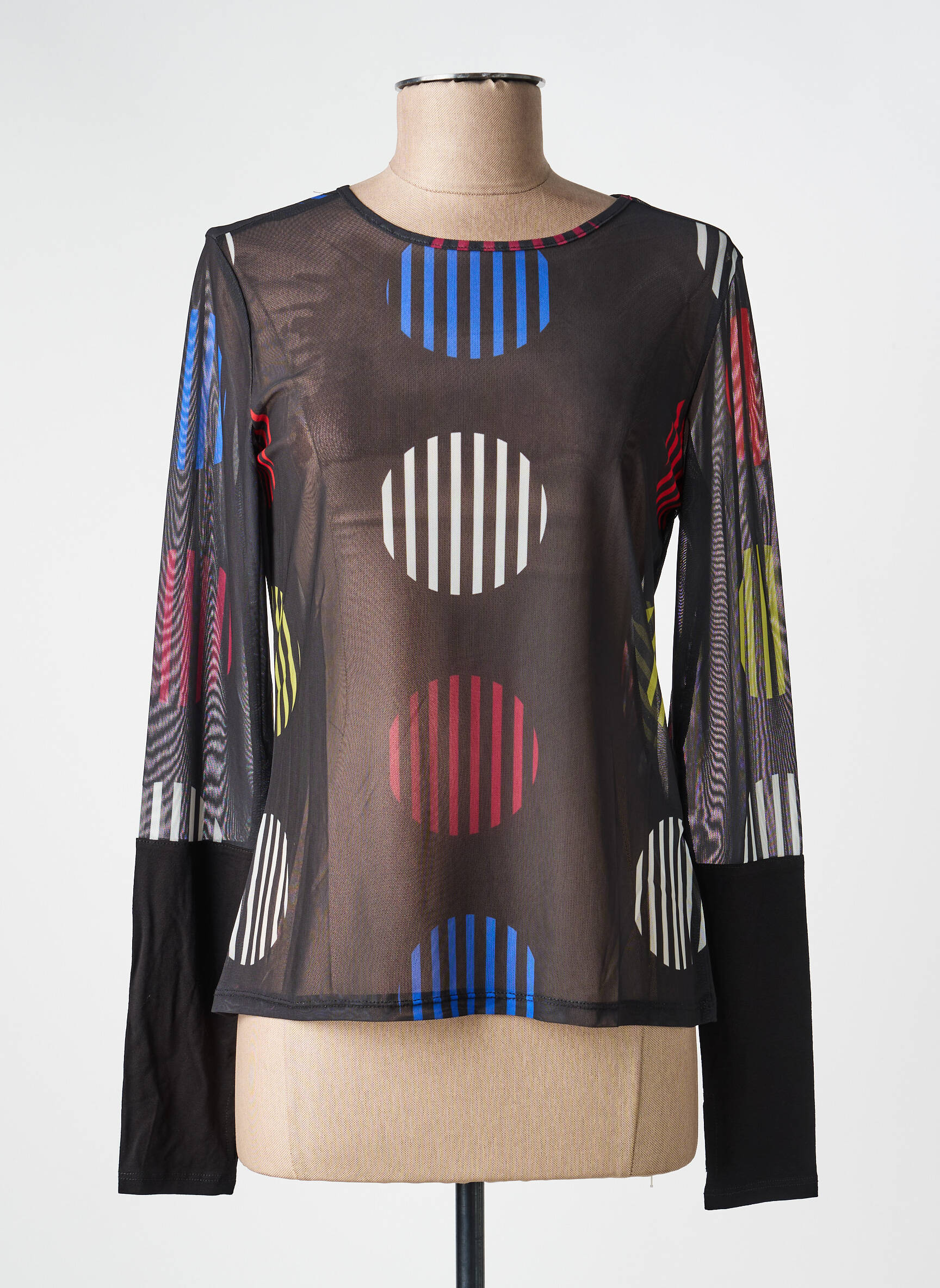 T-shirt manches longues manches longues noir KOZAN femme