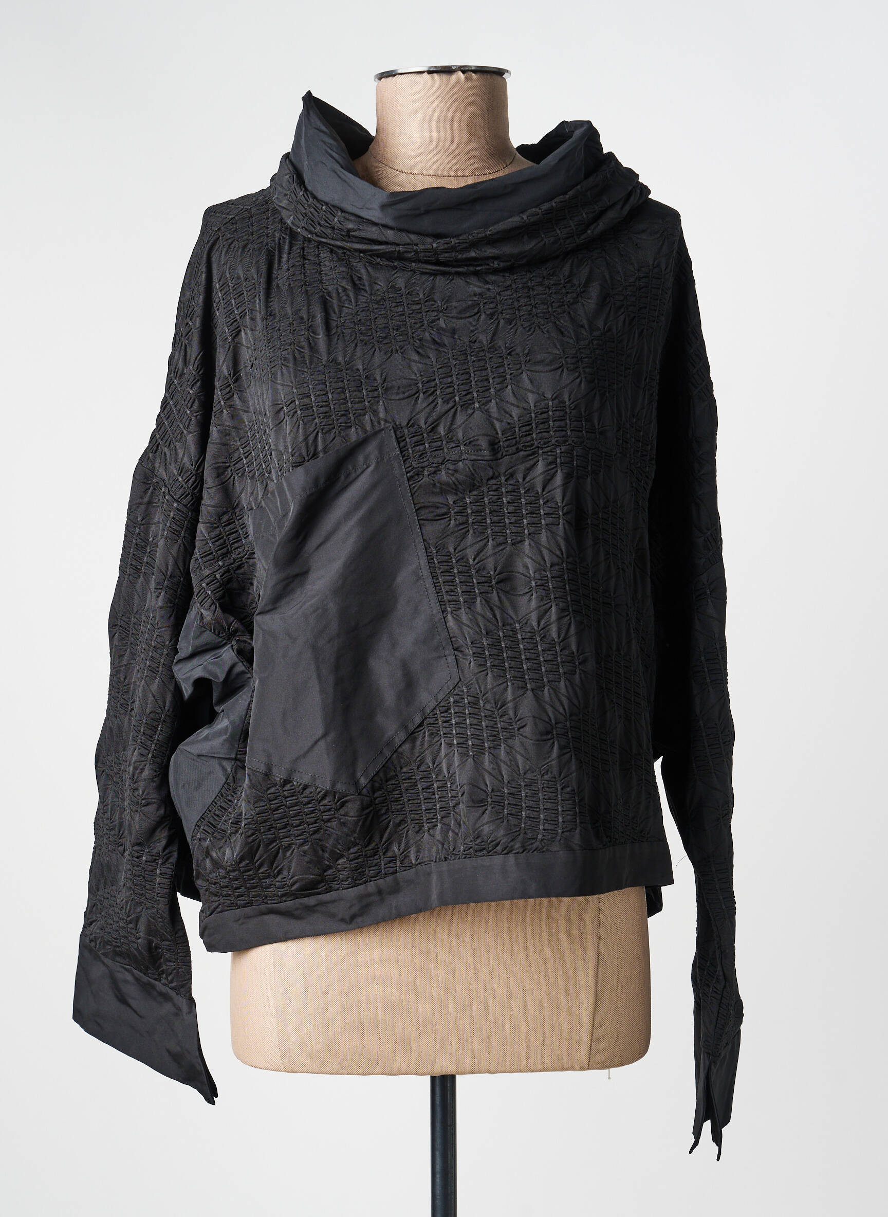 T-shirt manches longues manches longues noir KOZAN femme