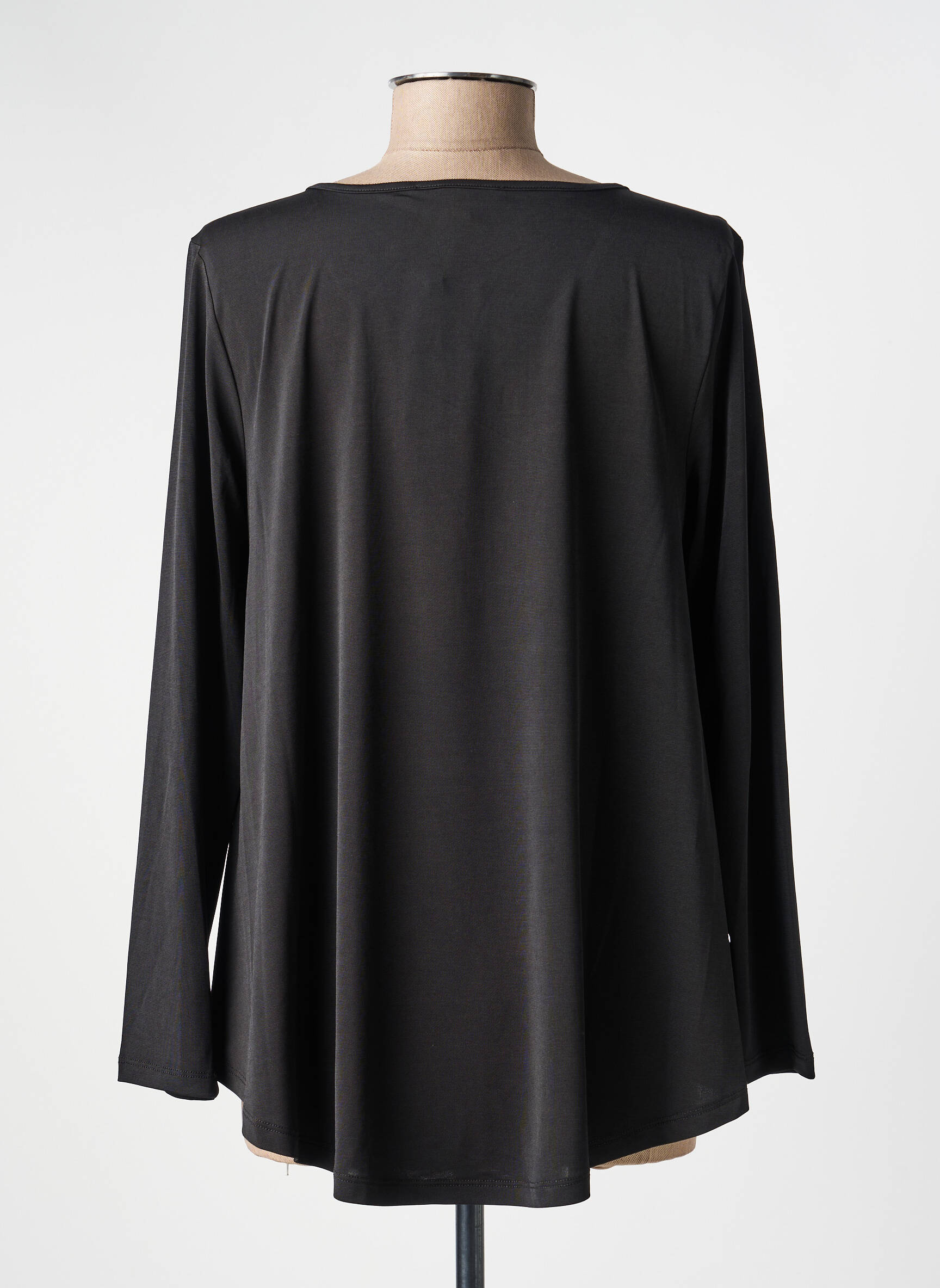 T-shirt manches longues manches longues noir KOZAN femme