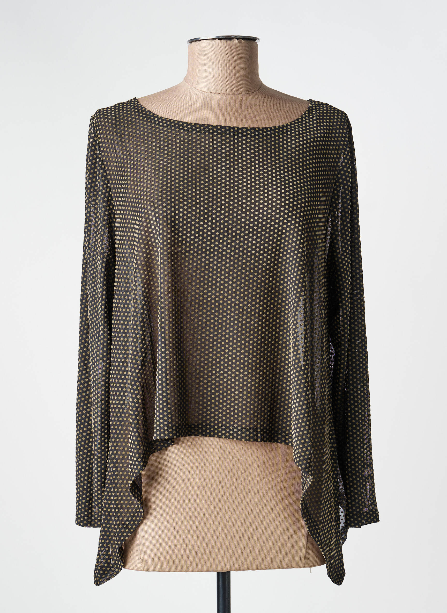 T-shirt manches longues manches longues noir KOZAN femme