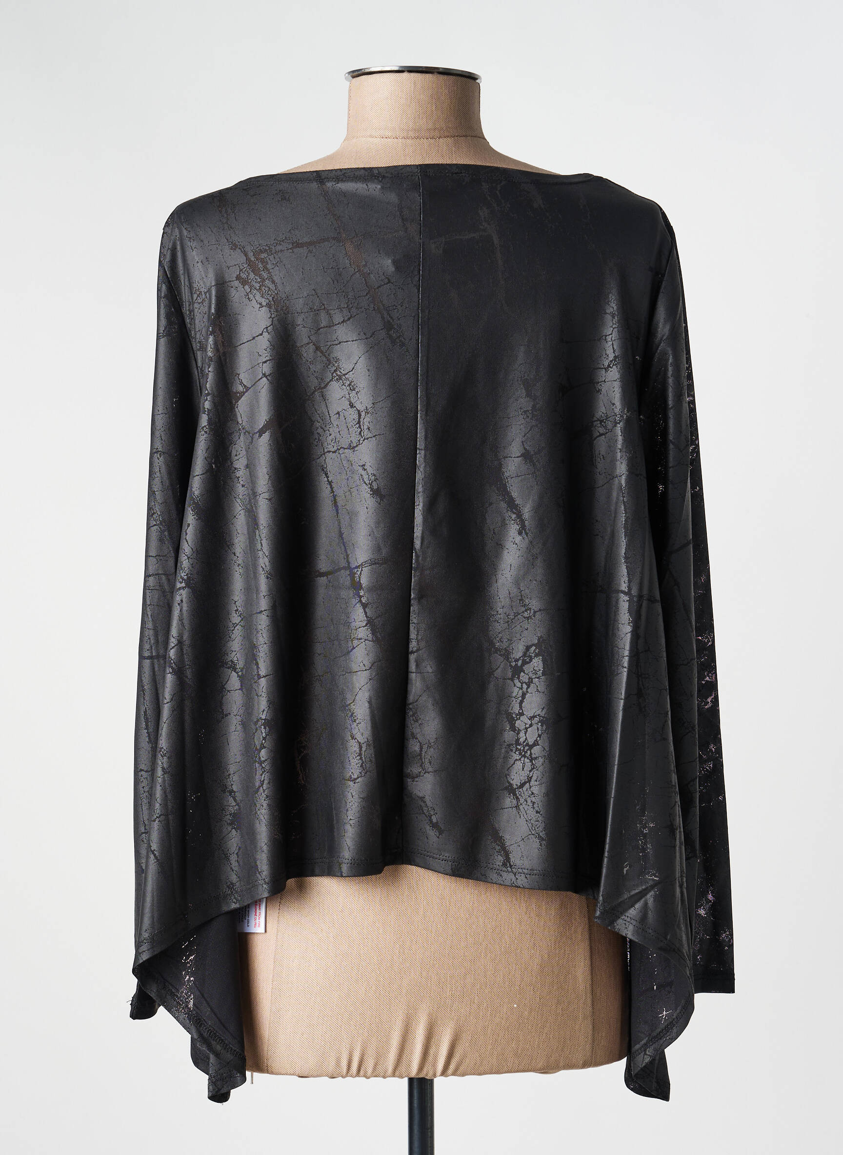 T-shirt manches longues manches longues noir KOZAN femme