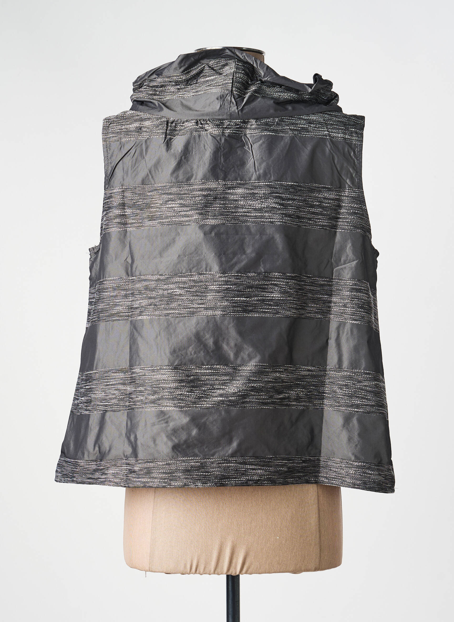 Top stretch sans manche gris KOZAN femme