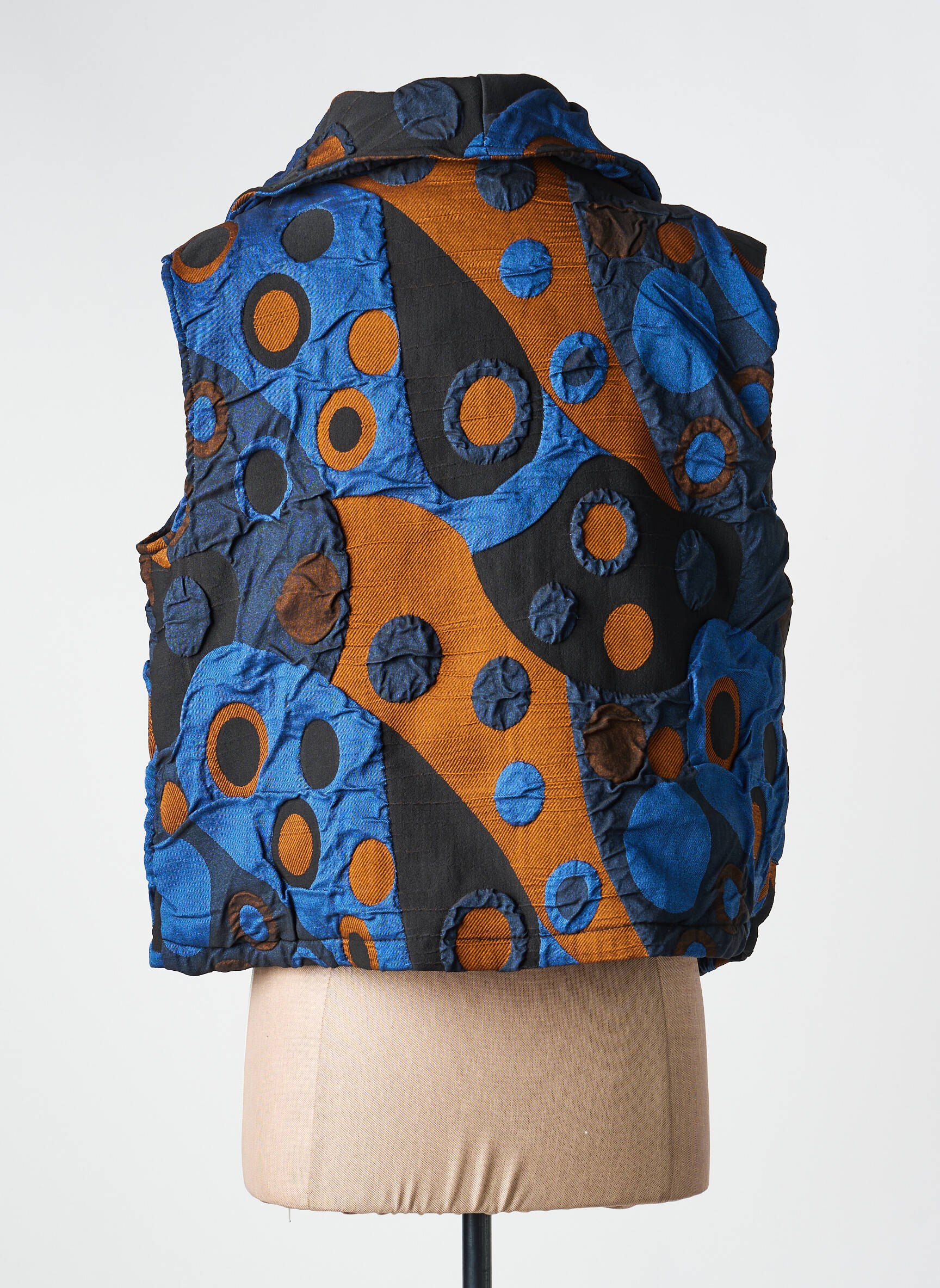 Veste casual coupe droite bleu KOZAN femme