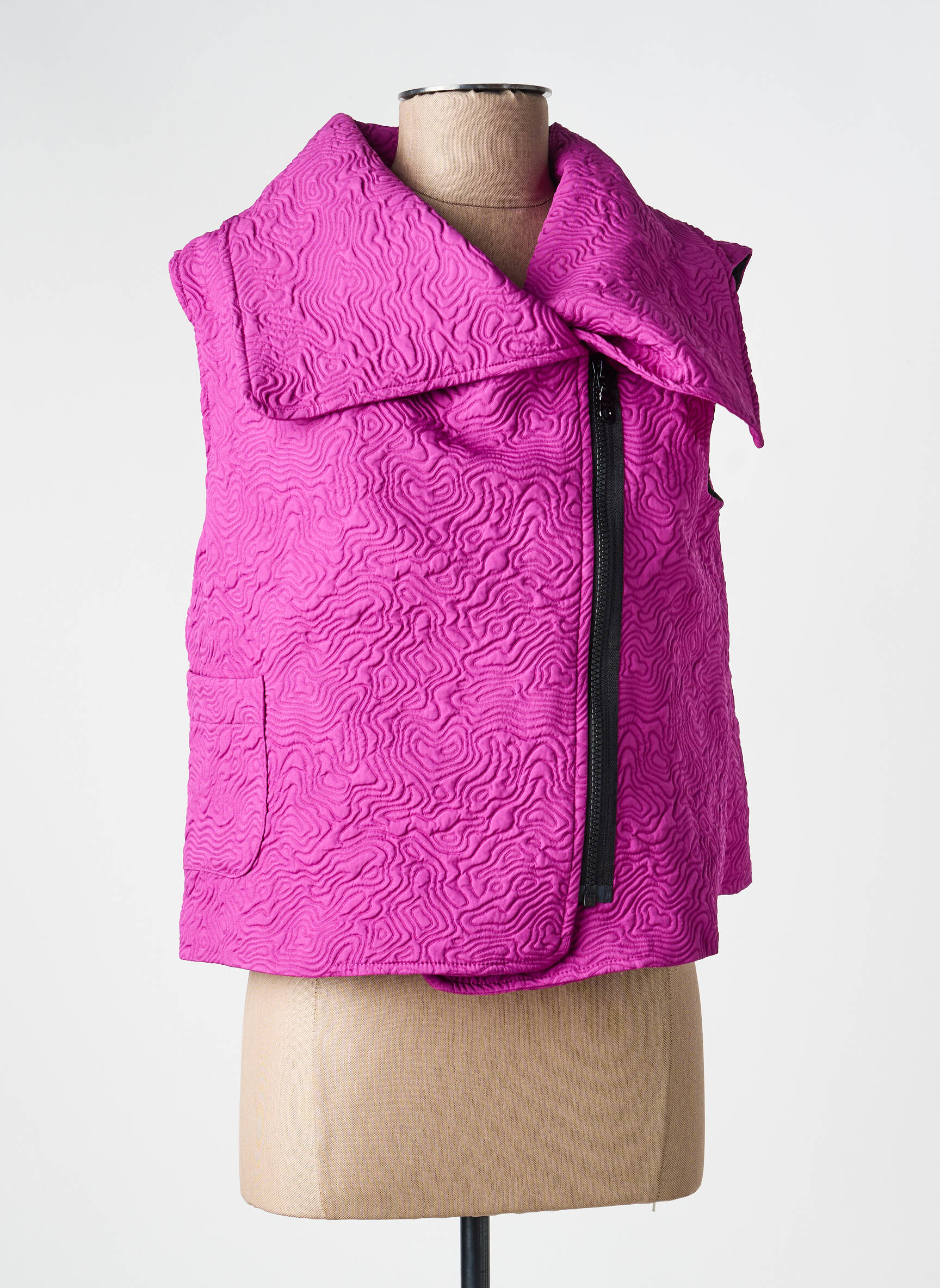 Veste casual coupe droite violet KOZAN femme