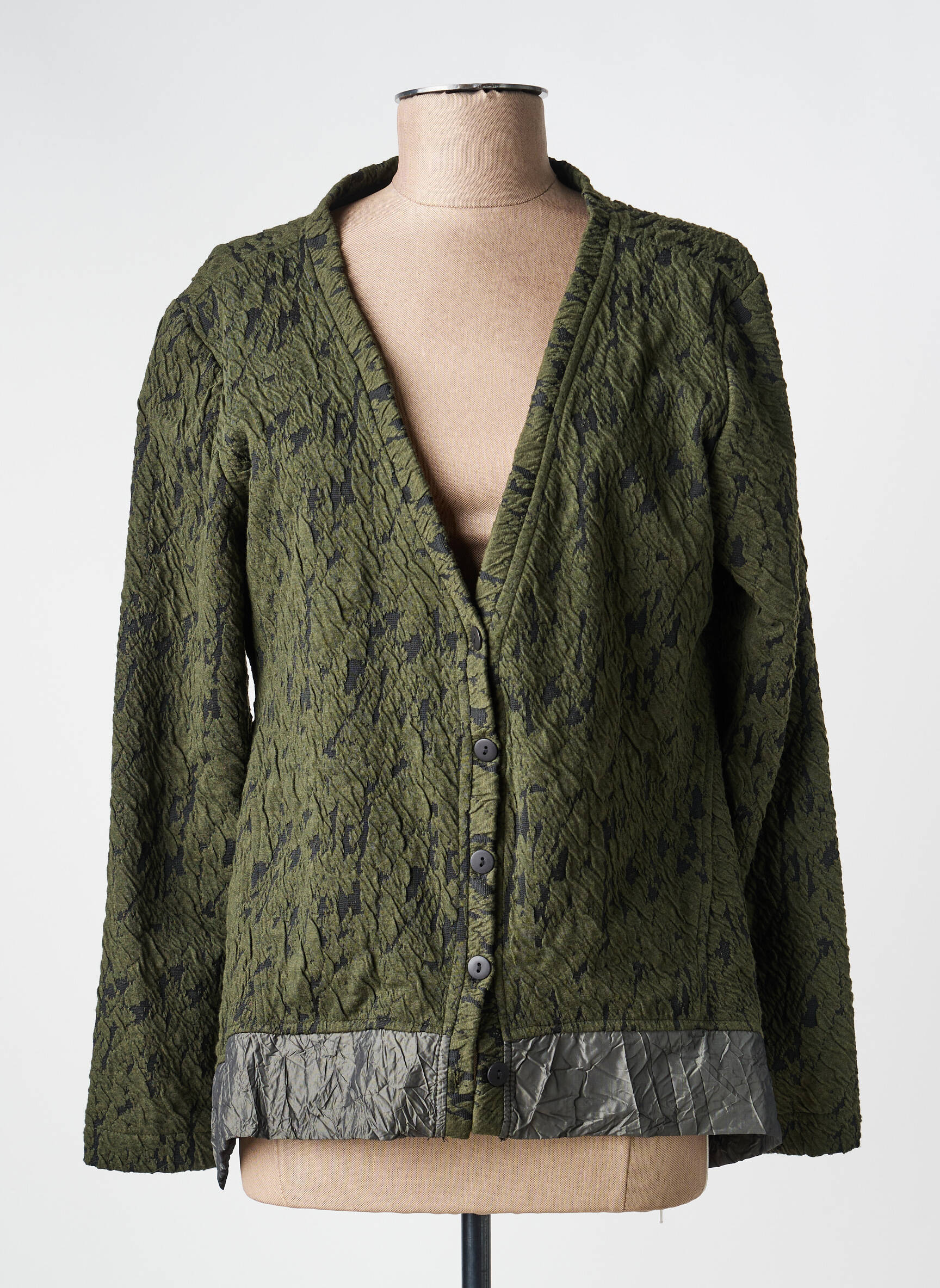 Veste casual coupe cintrée vert GERSHON BRAM femme