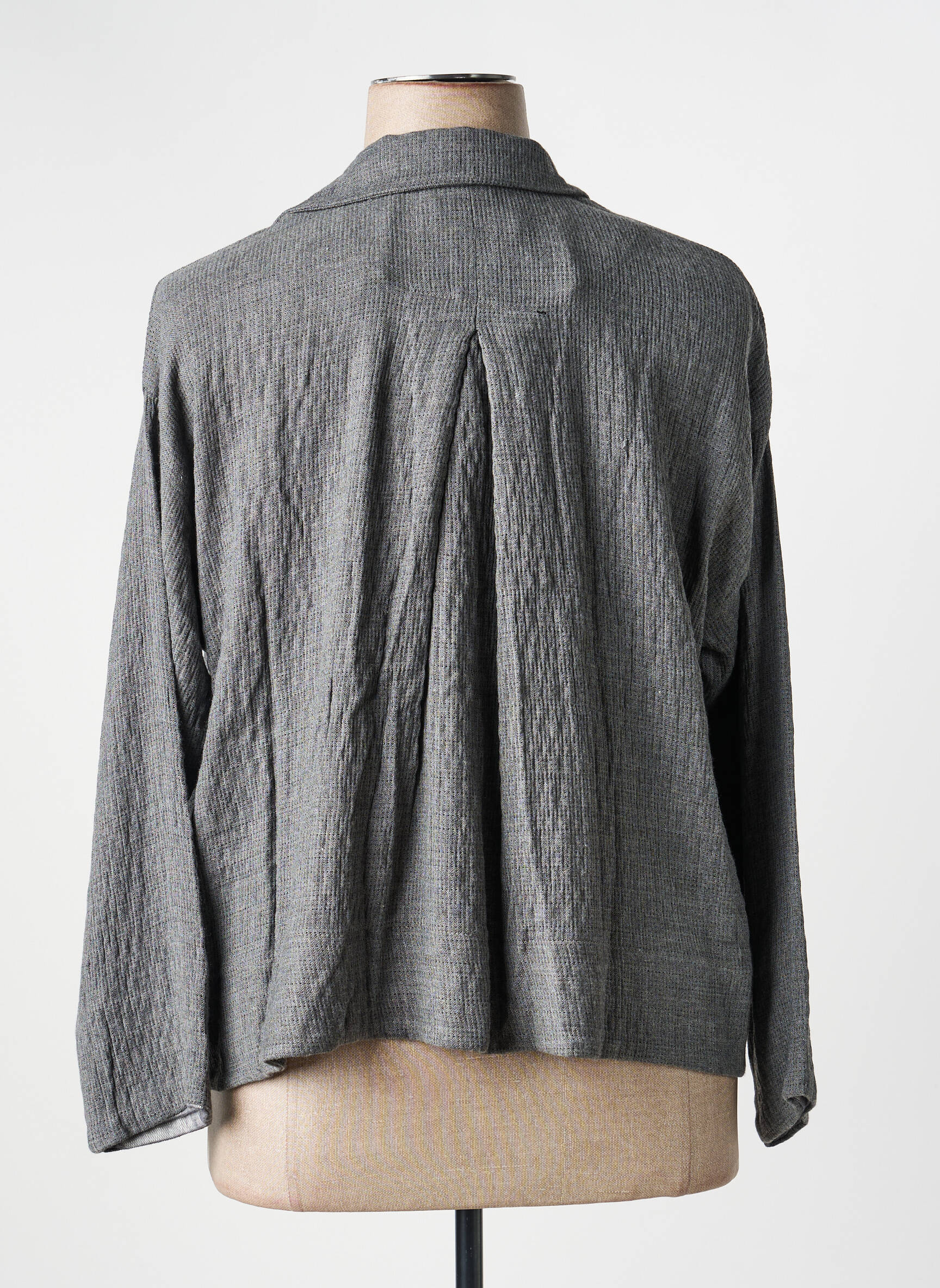 Veste casual coupe droite gris GERSHON BRAM femme