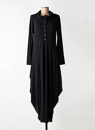 Robe longue manches longues manches longues gris URBAN BY ALEMBIKA femme