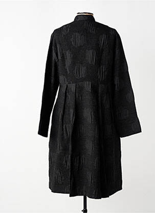 Manteau long coupe cintrée sans capuche noir GERSHON BRAM femme
