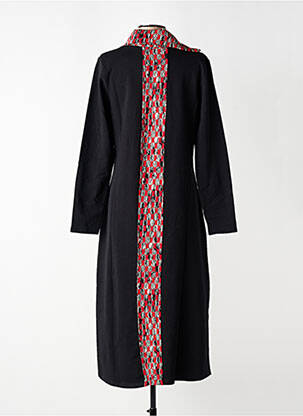 Robe mi-longue manches longues manches longues rouge KOZAN femme