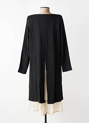 Robe mi-longue manches 3/4 manches 3/4 noir GERSHON BRAM femme