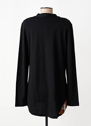 Top manches longues manches longues noir ALEMBIKA femme