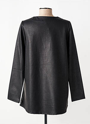 Top manches longues manches longues noir KOZAN femme