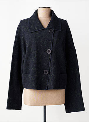 Veste casual poches bleu GERSHON BRAM femme